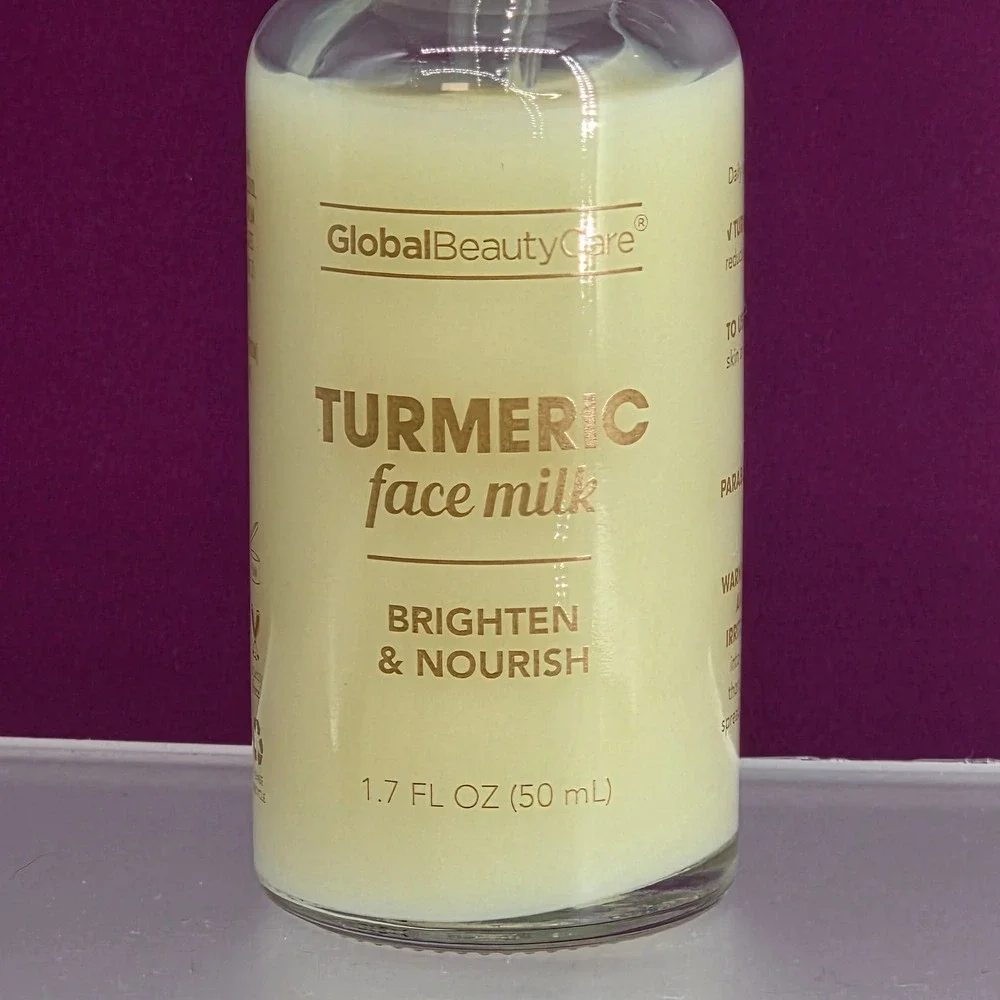 Global Beauty Care Face Milk Unisex 1.7oz Turmeric Brighten‎ Nourish Skincare